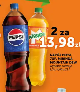 Groszek Napój Pepsi, 7UP, Mirinda, Mountain Dew oferta