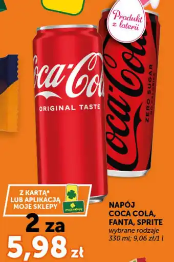 Groszek Napój Coca Cola, Fanta, Sprite oferta