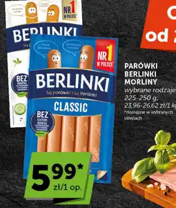 Groszek Morliny Parówki Berlinki oferta
