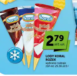 Groszek Lody Koral Rożek oferta
