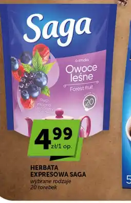 Groszek Saga herbata ekspresowa oferta