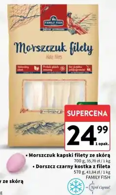Intermarche Dorszcz czarny kostka z fileta oferta