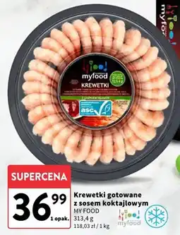Intermarche Krewetki gotowane z sosem koktajlowym oferta