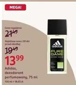 Rossmann Adidas, dezodorant perfumowany oferta
