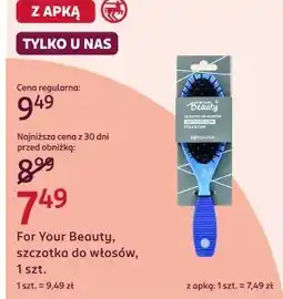 Rossmann For Your Beauty, szczotka do włosów, 1 szt oferta