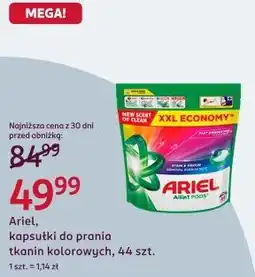 Rossmann Ariel, kapsułki do prania tkanin kolorowych, 44 szt oferta