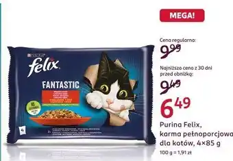 Rossmann Purina Felix, karma pełnoporcjowa dla kotów oferta