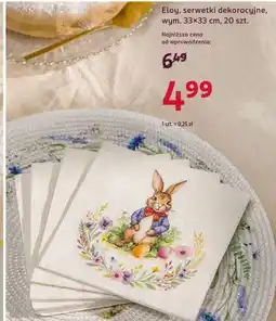 Rossmann Eloy, serwetki dekoracyjne, wym. 33x33 cm, 20 szt oferta