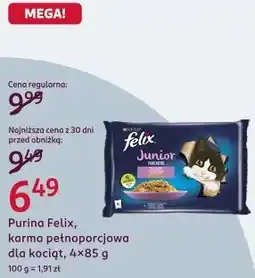 Rossmann Purina Felix, karma pełnoporcjowa dla kociąt oferta