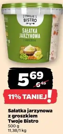 Netto Sałatka jarzynowa z groszkiem Twoje Bistro oferta