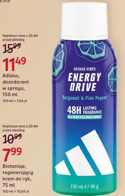 Rossmann Adidas, dezodorant w sprayu oferta
