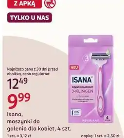 Rossmann Isana, maszynki do golenia dla kobiet, 4 szt oferta