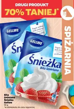 Netto Bita śmietana Śnieżka Gellwe oferta