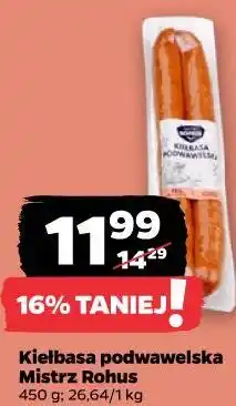 Netto Kiełbasa podwawelska Mistrz Rohus oferta