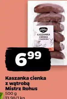 Netto Kaszanka cienka z wątrobą Mistrz Rohus oferta