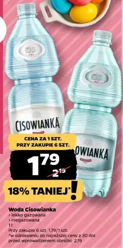 Netto Woda Cisowianka oferta