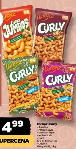 Netto Chrupki Curly oferta
