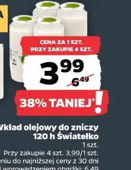 Netto Wkład olejowy do zniczy 120 h Światełko oferta