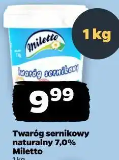 Netto Twaróg sernikowy naturalny 7,0% Miletto oferta
