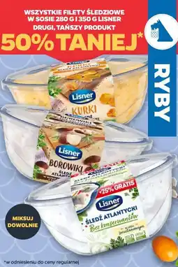 Netto Wszystkie filety śledziowe w sosie 280 g i 350 g Lisner oferta