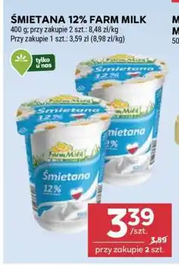 Stokrotka Market Śmietana 12% Farm Milk oferta