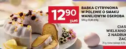 Stokrotka Market Babka cytrynowa w polewie o smaku waniliowym Oskroba oferta