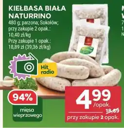 Stokrotka Market Kiełbasa Biała Naturrino oferta
