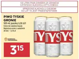 Stokrotka Market Piwo TYSKIE GRONIE oferta