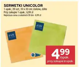 Stokrotka Market SERWETKI UNICOLOR oferta