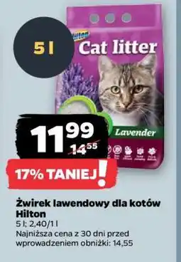 Netto Żwirek lawendowy dla kotów Hilton oferta