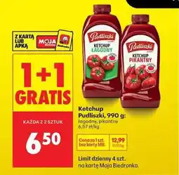 Biedronka Ketchup Pudliszki, 990 g oferta