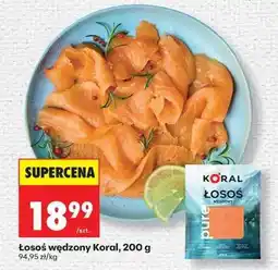 Biedronka łosoś wędzony Koral, 200 g oferta