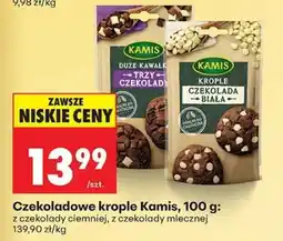 Biedronka Czekoladowe krople Kamis, 100 g oferta