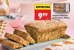 Biedronka Ciasto makowo-cytrynowe, 400 g oferta