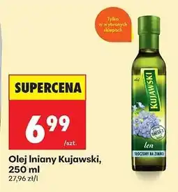 Biedronka Olej lniany Kujawski 250 ml oferta