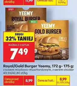 Biedronka Royal/Gold Burger Yeemy, 172 g - 175 g oferta