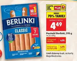 Biedronka Parówki Berlinki, 315 g oferta