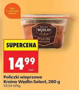 Biedronka Policzki wieprzowe Kraina Wędlin Select, 280 g oferta