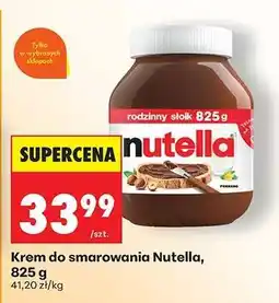 Biedronka Krem do smarowania Nutella 825 g oferta