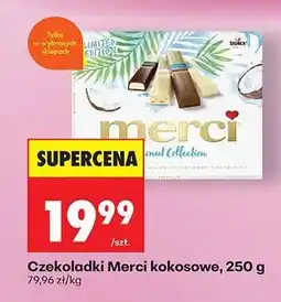Biedronka Czekoladki Merci kokosowe 250 g oferta