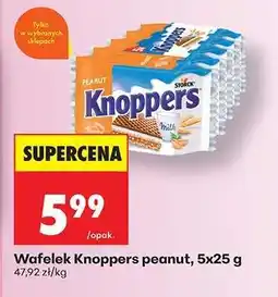 Biedronka Wafelek Knoppers Peanut 5x25 g oferta