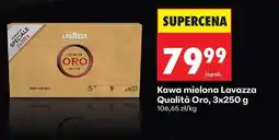 Biedronka Kawa mielona Lavazza Qualità Oro 3x250 g oferta