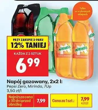 Biedronka Napój gazowany, 2x2 l oferta