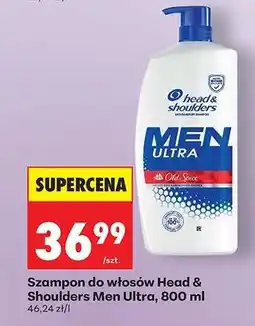 Biedronka Szampon do włosów Head & Shoulders Men Ultra, 800 ml oferta