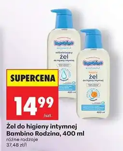 Biedronka Żel do higieny intymnej Bambino Rodzina, 400 ml oferta