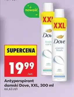 Biedronka Antyperspirant damski Dove, XXL, 300 ml oferta