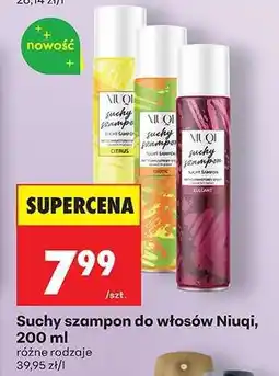 Biedronka Suchy szampon do włosów Niuqi 200 ml oferta