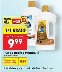 Biedronka Płyn do podłóg Pronto, 1l oferta