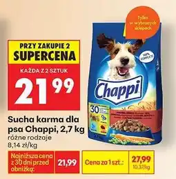Biedronka Sucha karma dla psa Chappi, 2,7 kg oferta