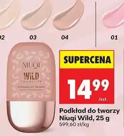 Biedronka Podkład do twarzy Niuqi Wild, 25 g oferta